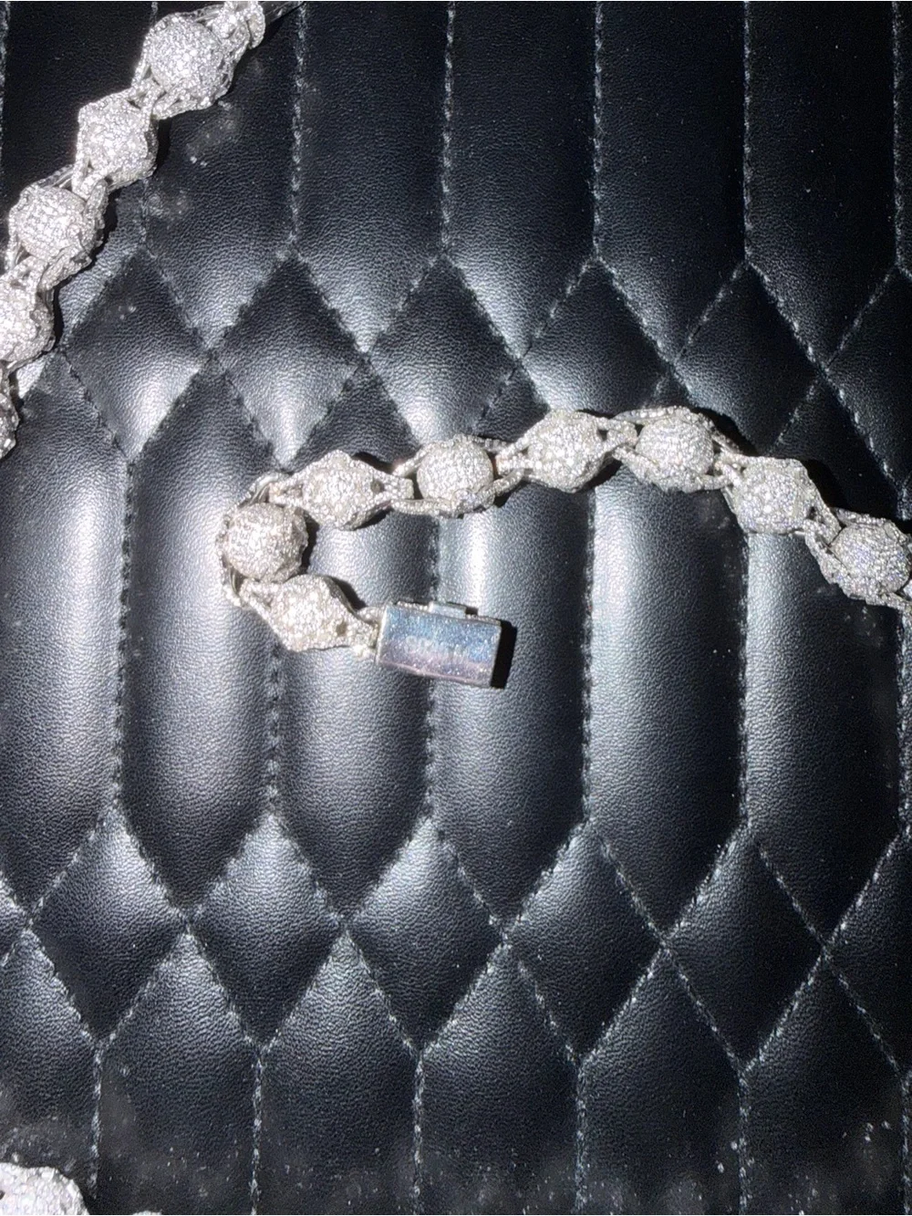 Diamond-Style Silver Tennis Necklace - Elegant Women's Jewelry